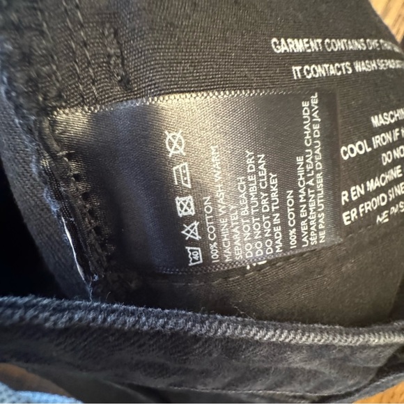 BDG Onna Denim Mini Skirt  Faded Black Medium Short Pencil Style - Picture 7 of 13